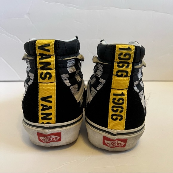 Rare Vans Sk8-Hi Mixed Quilting Core, Blue/Yellow Tongue 1966, Men 8, Women 9.5 - Picture 3 of 9